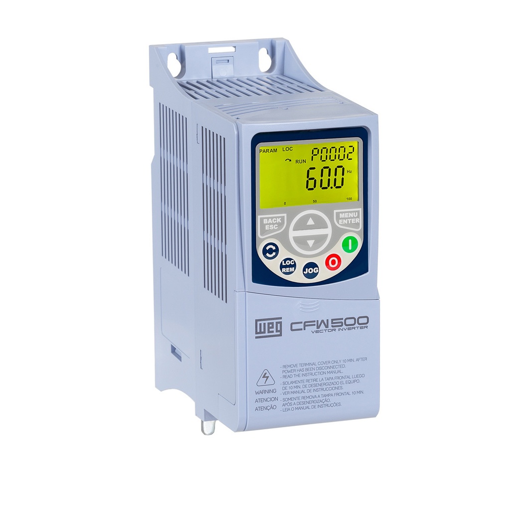 Variador de Frecuencia 2HP 7A 3F/3F 200-240VAC CFW500 - WEG